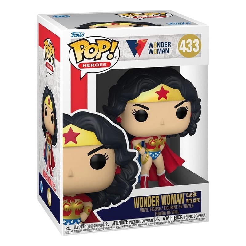 Funko POP! 433 Wonder Woman Classic with cape (WW80)