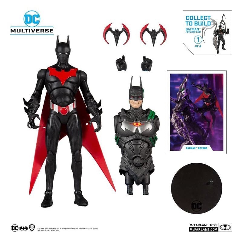 Batman Beyond DC Multiverse Build A mcfarlane(Batman Future end) figura 18 cm