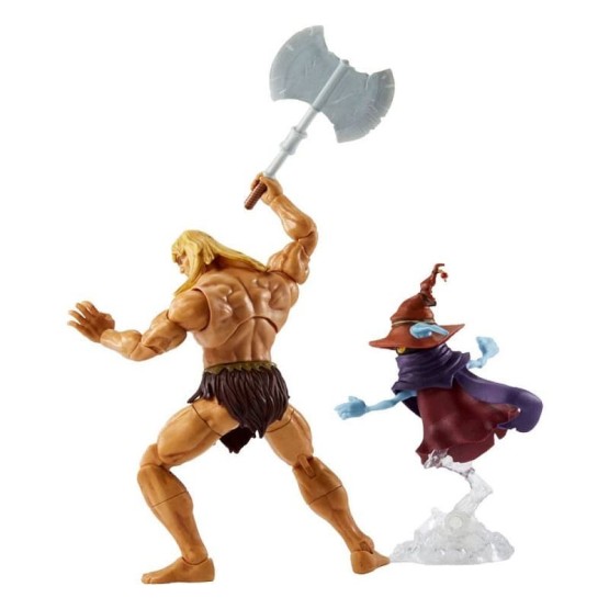 Savage He-Man & Orko Revelation Masterverse deluxe figura 18 cm