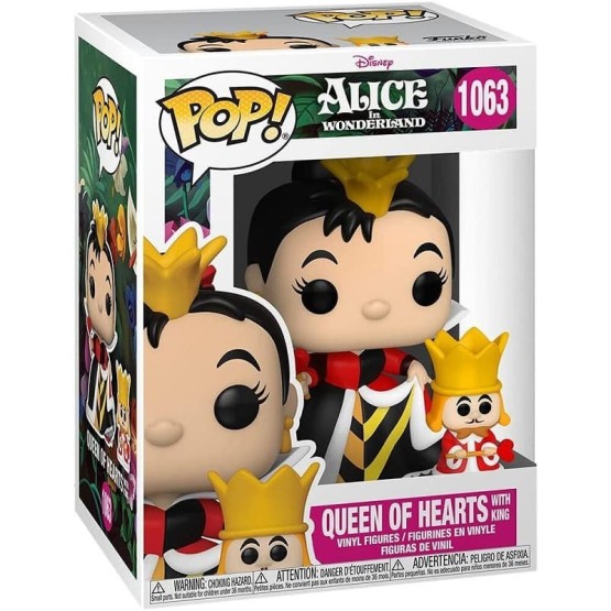 Funko Pop! 1063 Queen of Hearts with King (Alice in Wonderland)