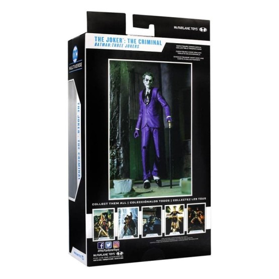 The Joker: The Criminal DC Multiverse figura 18 cm