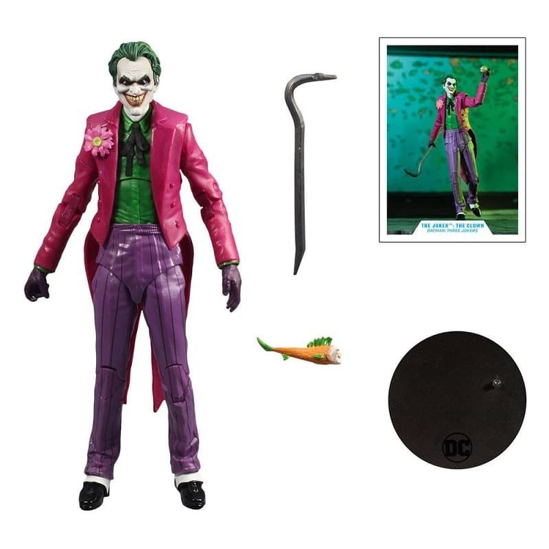 The Joker: The Clown DC Multiverse figura 18 cm