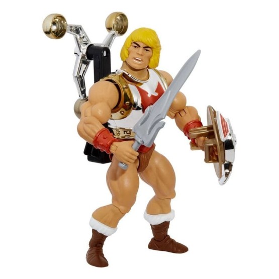 He-Man Puño volador Origins Mattel MOTU figura 14 cm