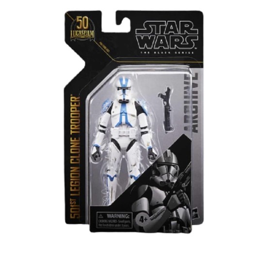 Clon Trooper 501st Legion Black Series (F1911) Figura 15 cm