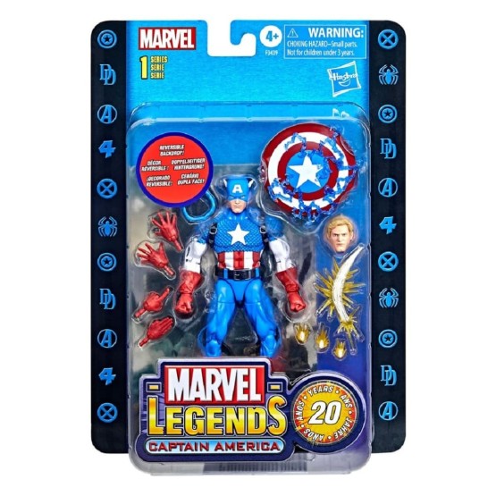 Captain America Marvel Legends 20 Anniversary S1 figura 15 cm  (F3439)