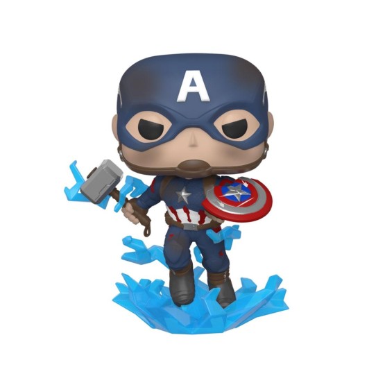 Funko Pop! 573 Captain America with Broken Shield & Mjolnir (Avengers: Endgame)