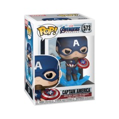 Funko Pop! 573 Captain America with Broken Shield & Mjolnir (Avengers: Endgame)