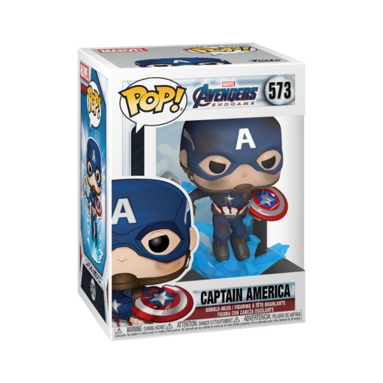 Funko Pop! 573 Captain America with Broken Shield & Mjolnir (Avengers: Endgame)