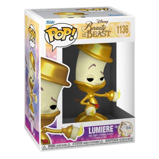 Funko Pop! 1136 Lumiere (La Bella y la Bestia)