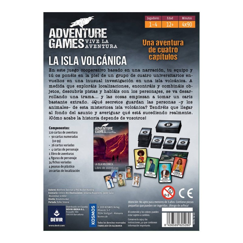 Adventure games: La Isla Volcánica