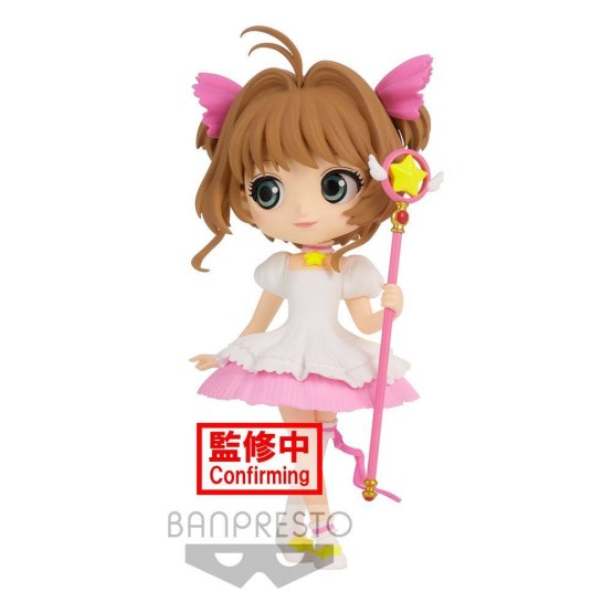 Sakura Kinomoto Ver. A Q Posket Cardcaptor Sakura Sakura Card 14 cm