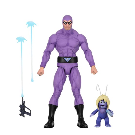 Defenders of the Earth Tha Phantom with Zuffy Neca figura 18 cm