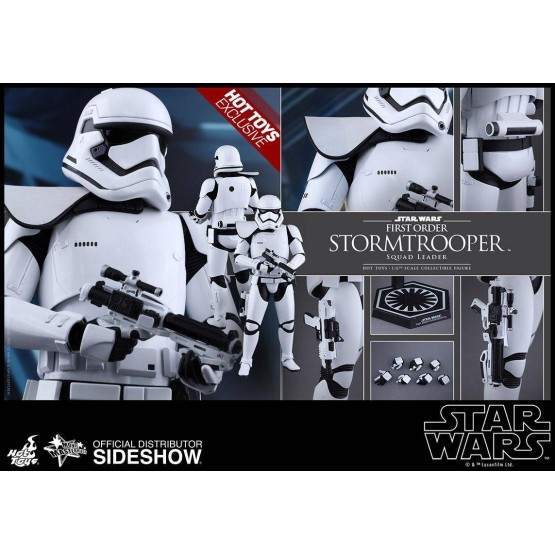 First Order Stormtrooper Squad Leader Hot Toys SW: The force Awakens Figura escala 1:6 30 cm