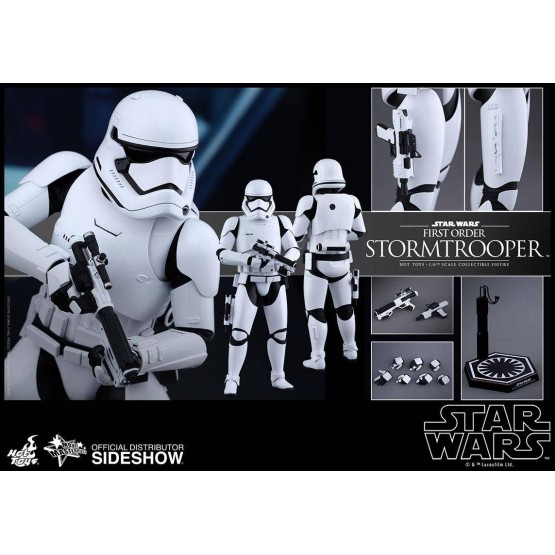 First Order Stormtrooper Hot Toys Movie Masterpiece figura escala 1:6 30 cm