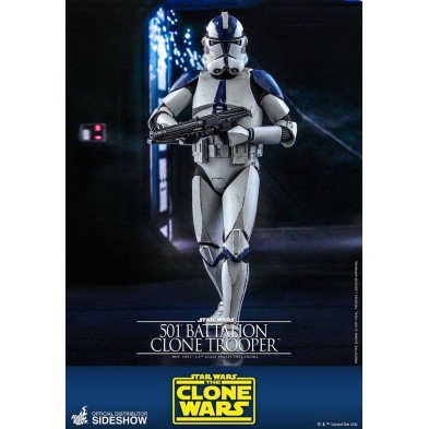 501st Battalion Clone Trooper Hot Toys SW: The Clone Wars figura escala 1:6 30 cm