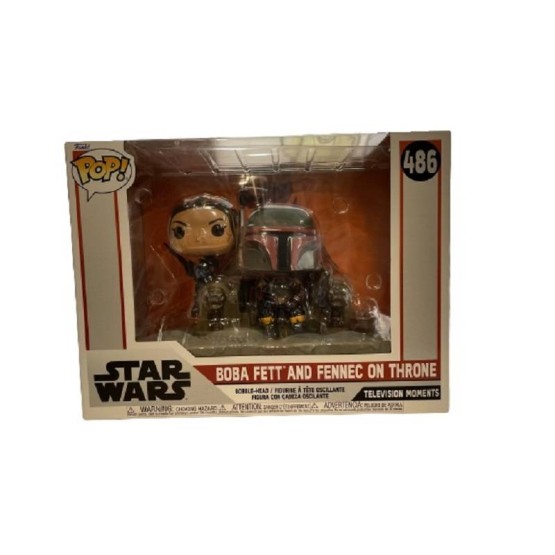 Funko Pop! 486 Boba Fett and Fenenec on Throne (SW: The Book of Boba Fett)