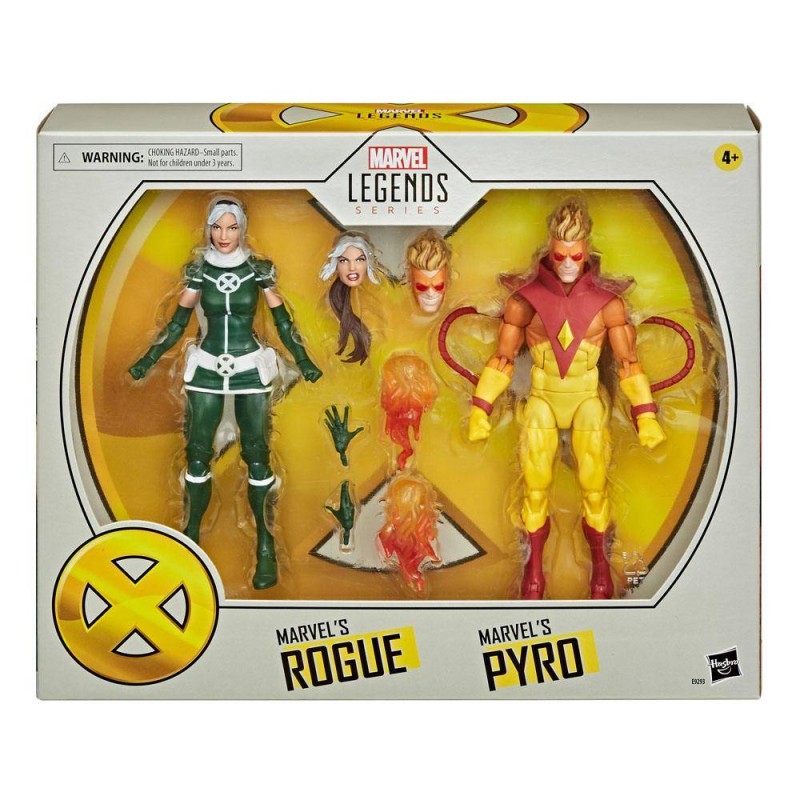 Rogue y Pyro Marvel Legends X-Men Pack 2 figuras 15 cm