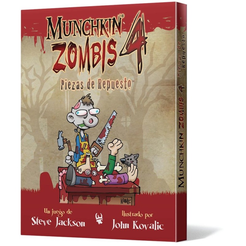 MUNCHKIN ZOMBIS 4: PIEZAS DE REPUESTO