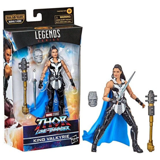 King Valkyrie Thor Love And Thunder Marvel Legends BAF (Marvel's Korg) (F1407) figura 15 cm