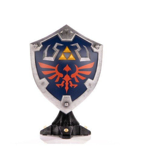 Escudo Hylian The Legend of Zelda: Breath of Wild Standard Edition. Estatua 26 cm