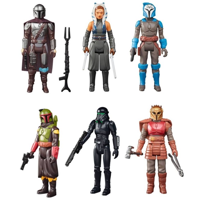 The Mandalorian STAR WARS RETRO COLLECTION SERIES SURTIDO 6 FIGURAS (F4200)