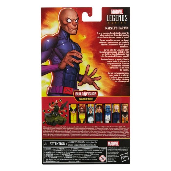 Darwin Marvel Legends X-Men BAF Bonebreaker (F3692) figura 15 cm