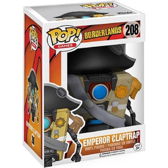 Funko Pop! 208 Emperor Claptrap (Borderlands)