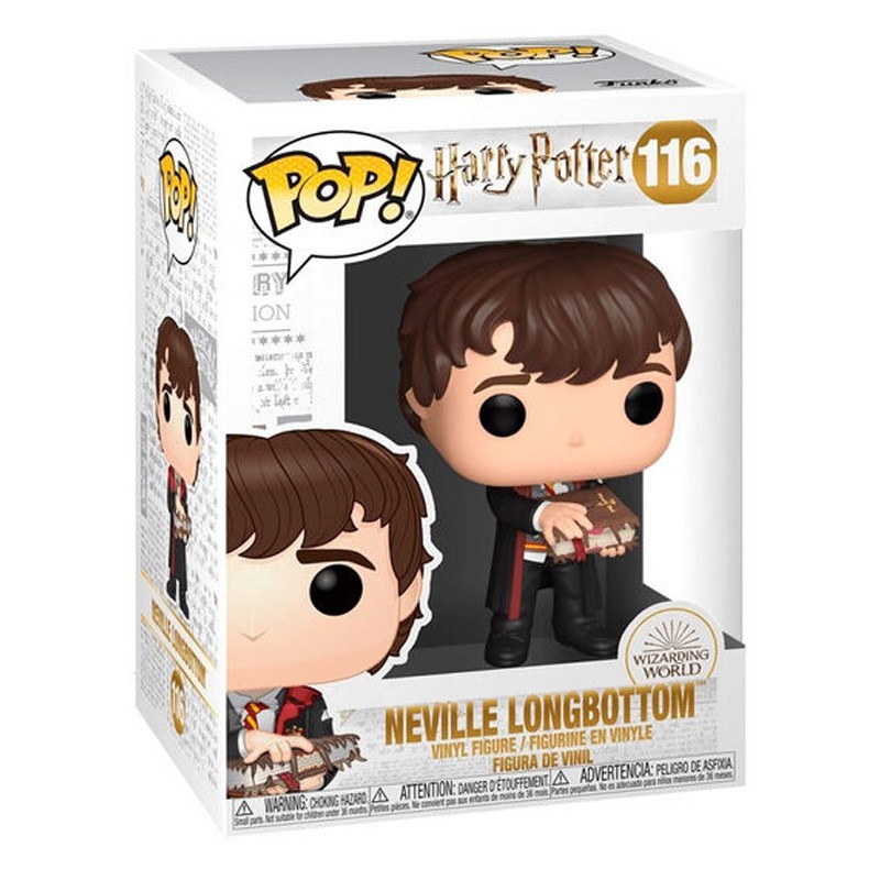 Funko Pop! 116 Neville Longbottom with Monster Book (Harry Potter)