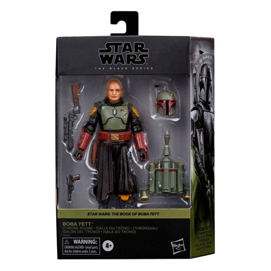 Boba Fett Deluxe (Throne Room) The Black Series SW: The  Book of Boba Fett (F4064) figura 15 cm