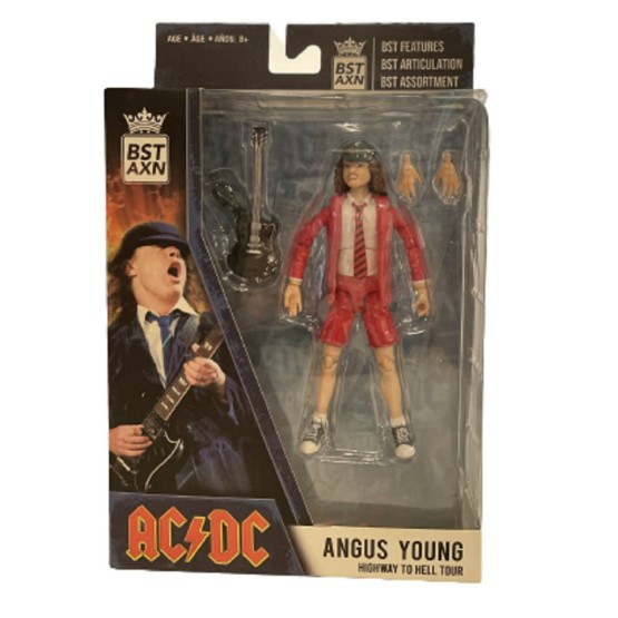Angus Young (rojo) AC/DC Highway to Hell BST AXN figura 13 cm