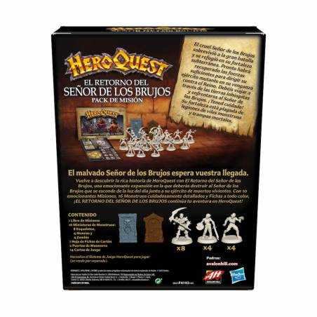 Hero Quest: El retorno del Señor de los Brujos (Pack de Misión)