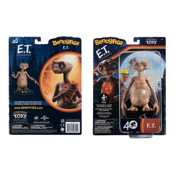 E.T. El extraterrestre Bendyfigs figura maleable 14 cm