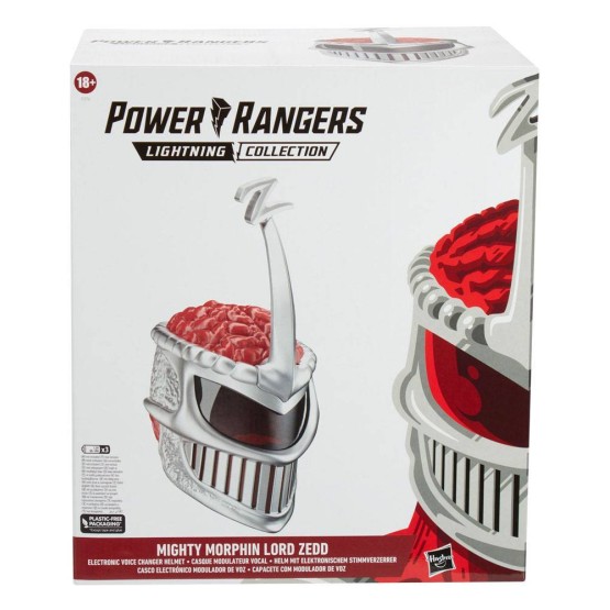 Casco Lord Zedd Power Rangers Electrónico modulator de voz serie original