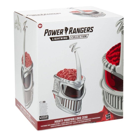 Casco Lord Zedd Power Rangers Electrónico modulator de voz serie original