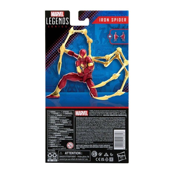 Iron Spider Marvel Legends (F3455) figura 15 cm