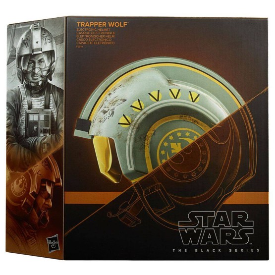 Casco Trapper Wolf Star Wars: Mandalorian Black Series réplica 1:1