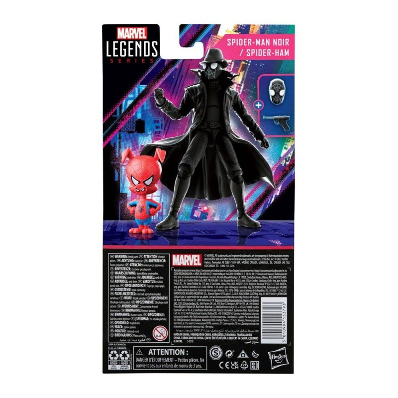Spiderman Noir & Spiderham Pack Marvel Legends (F3443) figura 15 cm