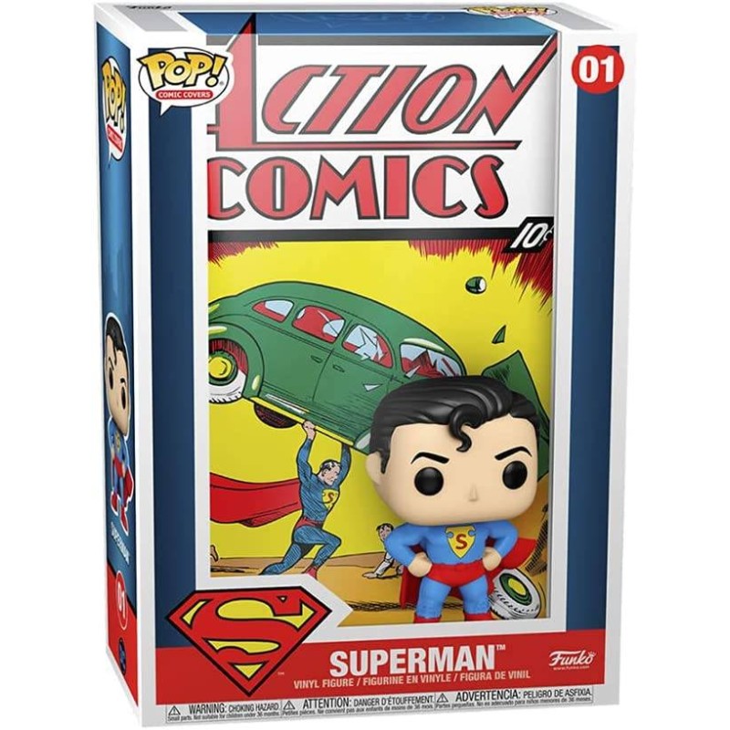 Funko POP! 01 Superman DC Action Comics Comic Covers