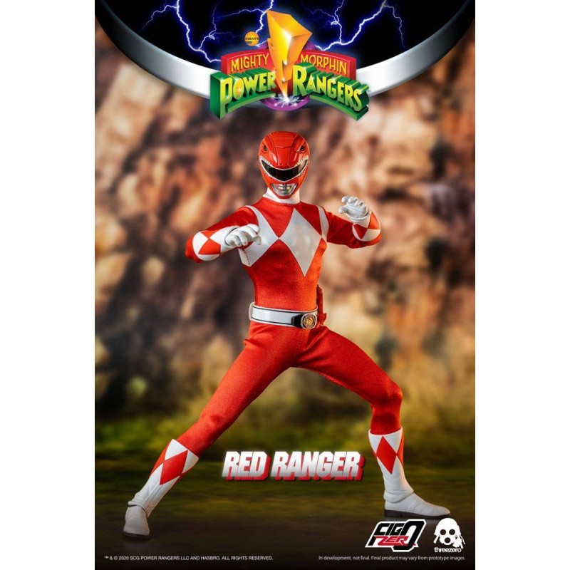 Red Ranger escala 1:6 30 cm Power Rangers Mighty Morphin