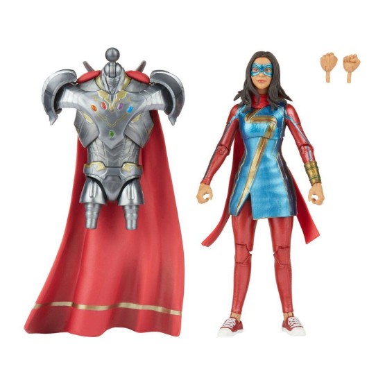 Ms. Marvel (Kamala Khan) Marvel Legends (F3857) BAF( Infinity Ultron) figura 15 cm