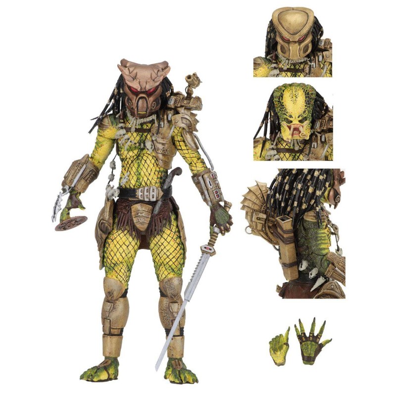Predator 1718 Ultimate Elder: The Golden Angel Neca figura 21 cm