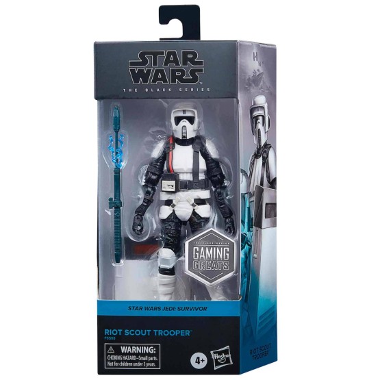 Riot Scout Trooper The Black Series SW: Jedi Survivor (F5593) figura 15 cm