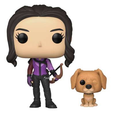 Funko POP! 1212 Kate Bishop with Lucky the pizza dog (Hawkeye)