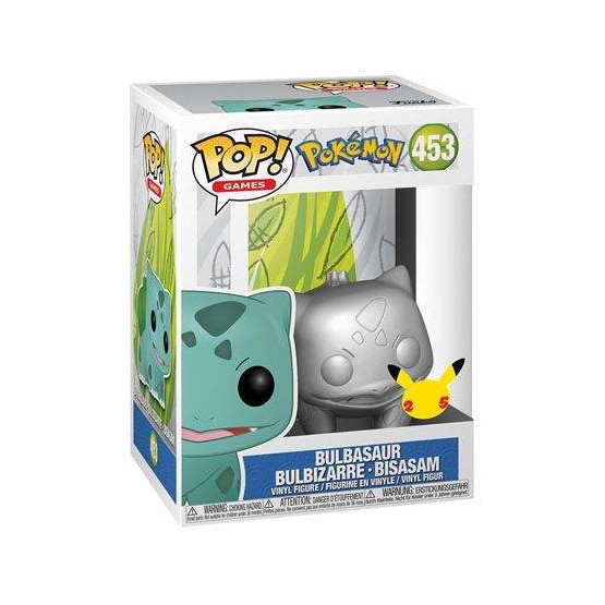 Funko POP! 453 Bulbasur Silver 25 anniversary (Pokémon)