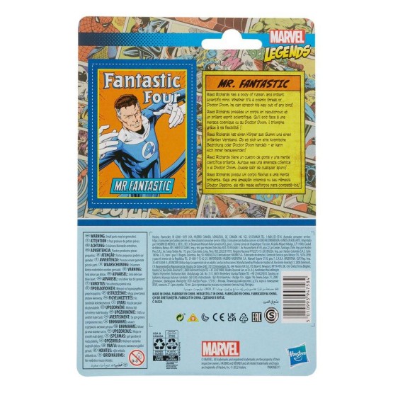 Mr. Fanastic Marvel Legends Retro escala 9,5 cm