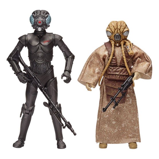 4-Lom & Zuckuss SET BOUNTY HUNTERS Pack 2 FIGURAS 10 CM STAR WARS 40 Anniversary Edition