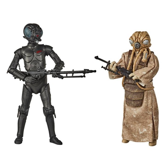 4-Lom & Zuckuss SET BOUNTY HUNTERS Pack 2 FIGURAS 10 CM STAR WARS 40 Anniversary Edition