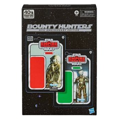 4-Lom & Zuckuss SET BOUNTY HUNTERS Pack 2 FIGURAS 10 CM STAR WARS 40 Anniversary Edition