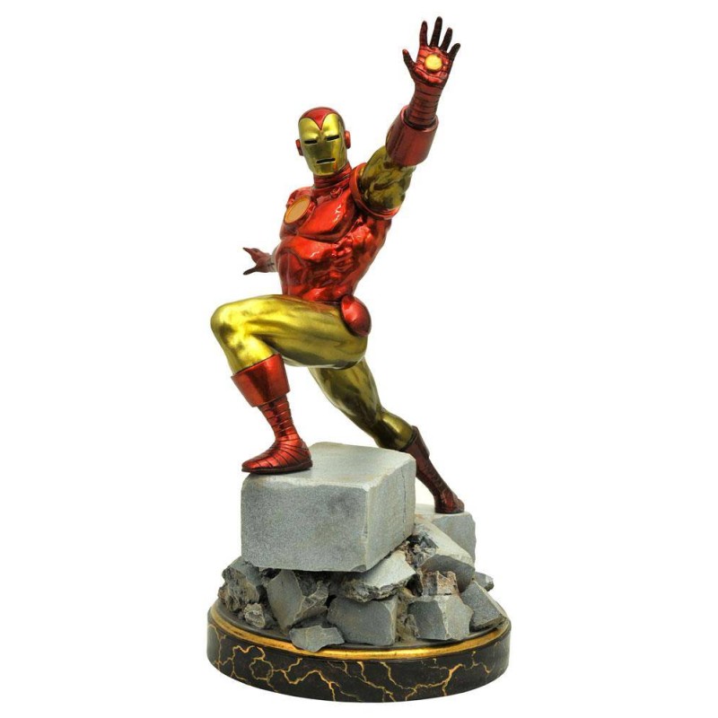 Classic Iron Man Marvel Premier Collection figura 35 cm