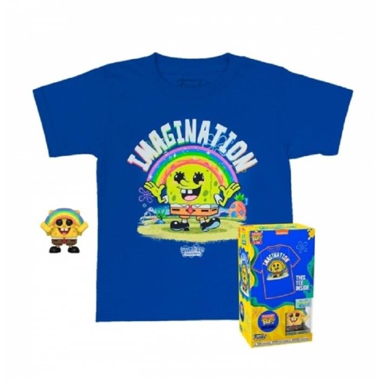 Bob Esponja Funko POP! Tees. POP y Camiseta L (niñ@)